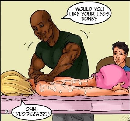 Kaos - The Massage,Interracial XXX page 47