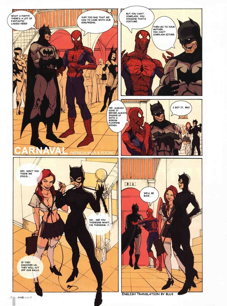 Eros - Catwoman Carnaval,Spiderman Sex page 4