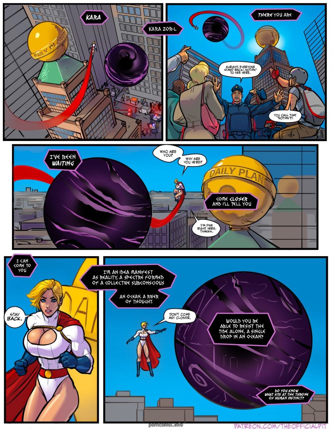 Power Girl vs Darkseid (Superman) page 1