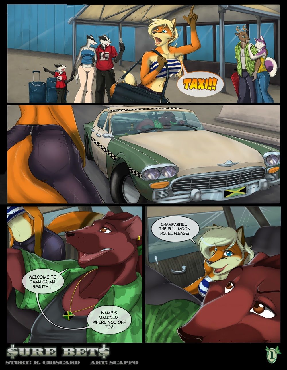 [Scappo & R. Guiscard] Sure Bets [Sexyfur] page 1