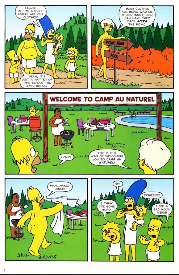 The Simpsons au Naturel! page 8