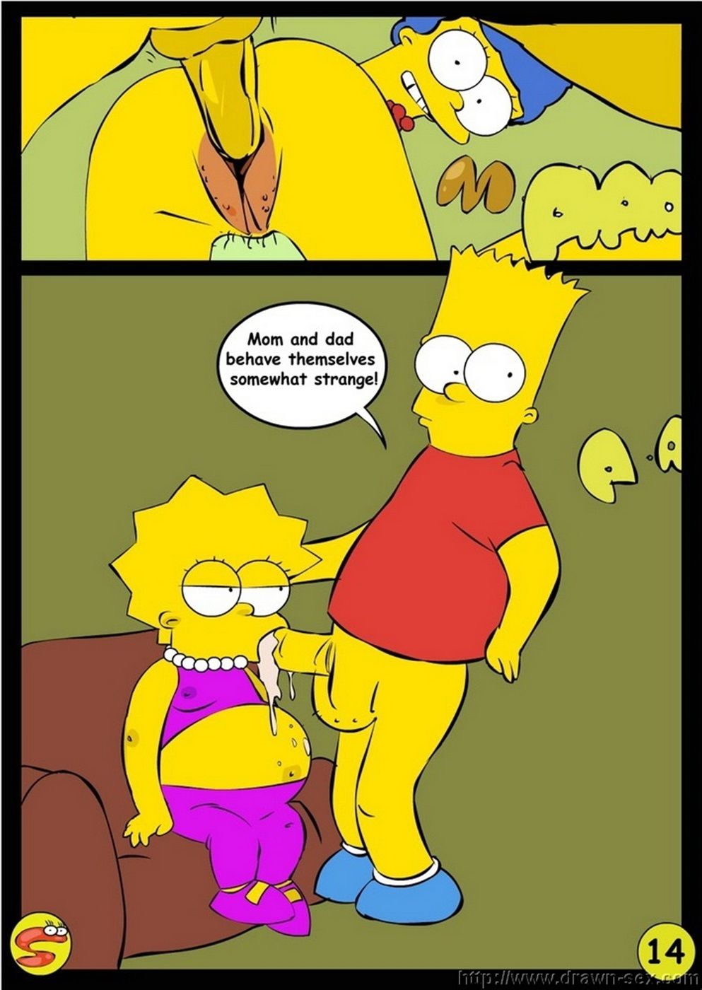 Wit Simpsons - Drawn Sex page 14