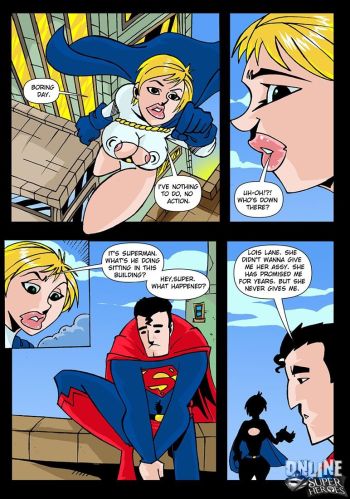 [Online Superheroes] Power Girl gets assholen Fuck cover