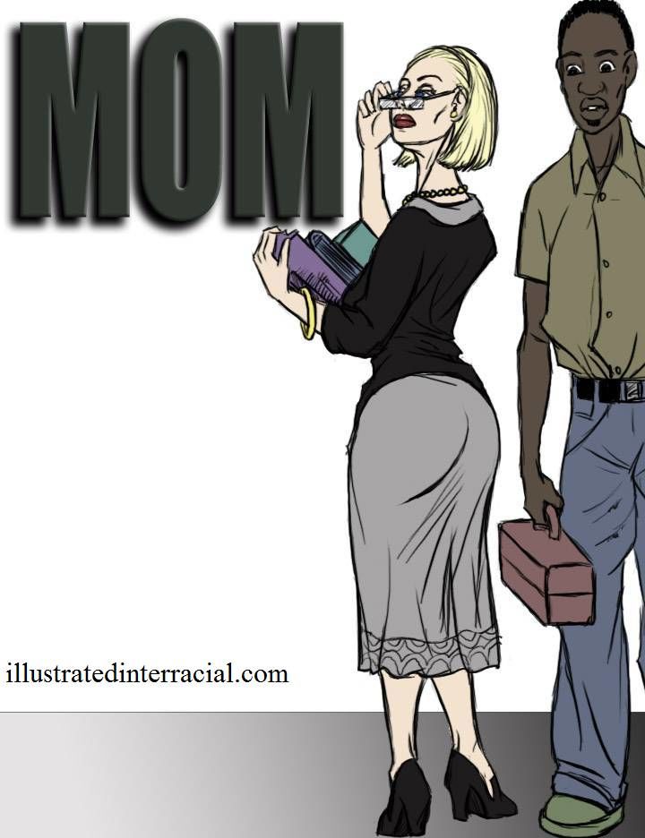 Mom - illustrated interracial,Incest Sex page 1