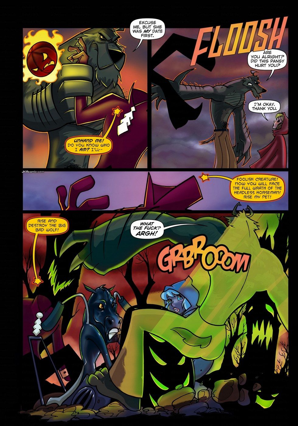 JKRcomix - Hood Halloween 2,Kinky Fairy tales page 5