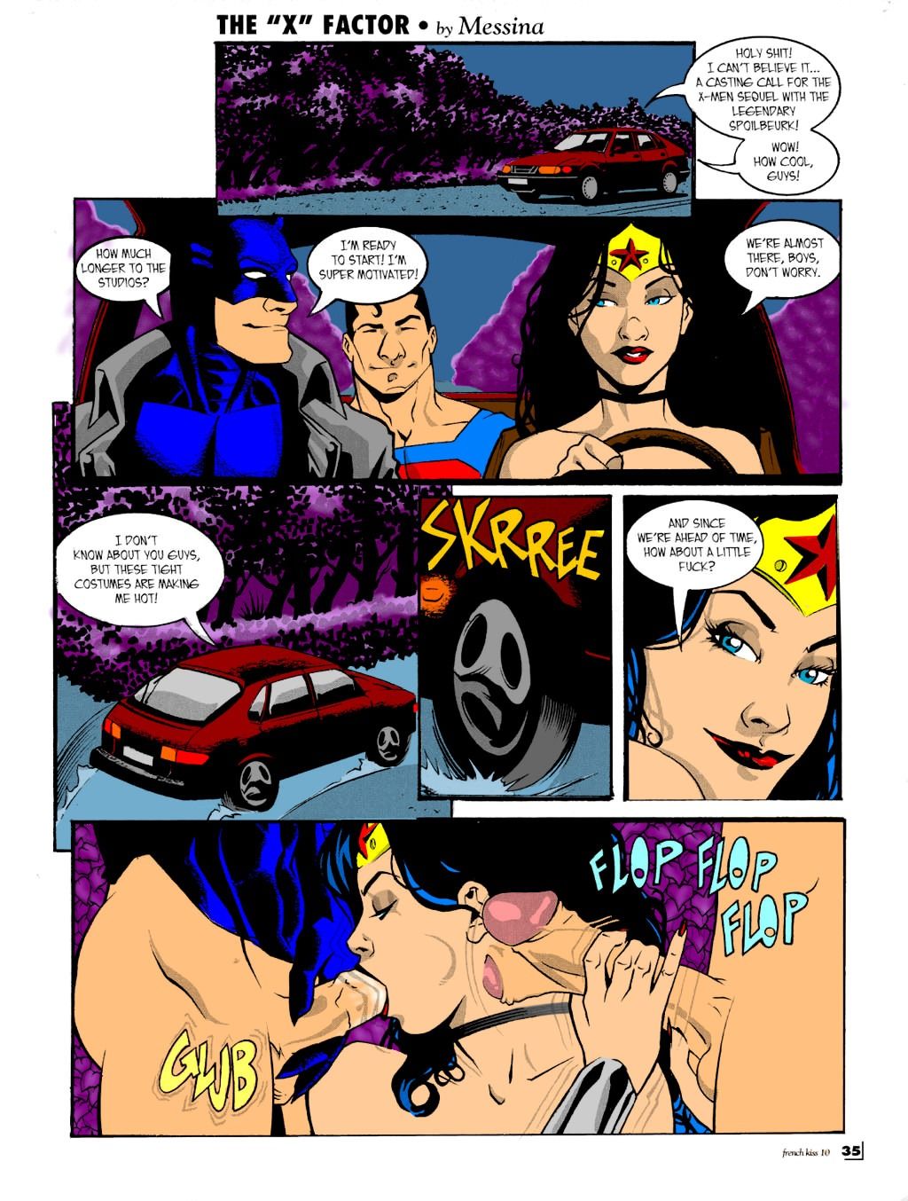 The X Factor (Batman, Wonder Woman, Superman) page 1