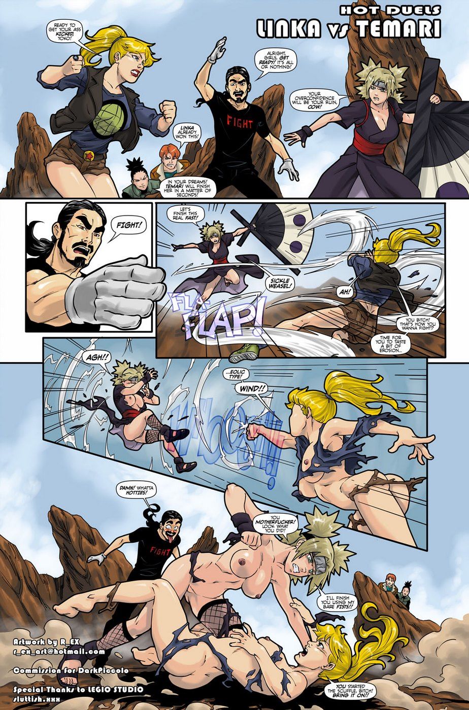 Hot Duels 1 - Temari vs Linka (Naruto) page 2