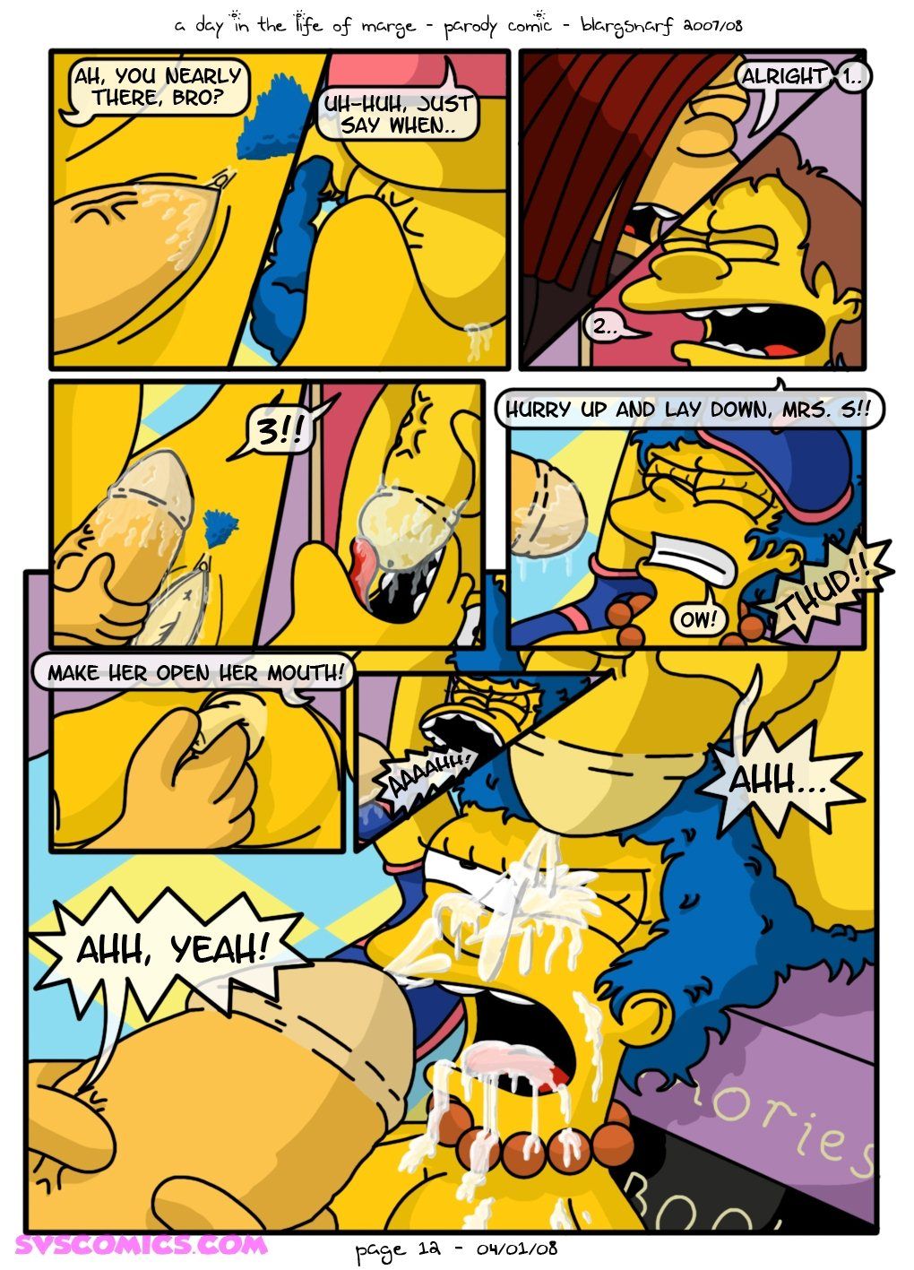 [Blargsnarf] A Day Life of Marge (The Simpsons) page 13