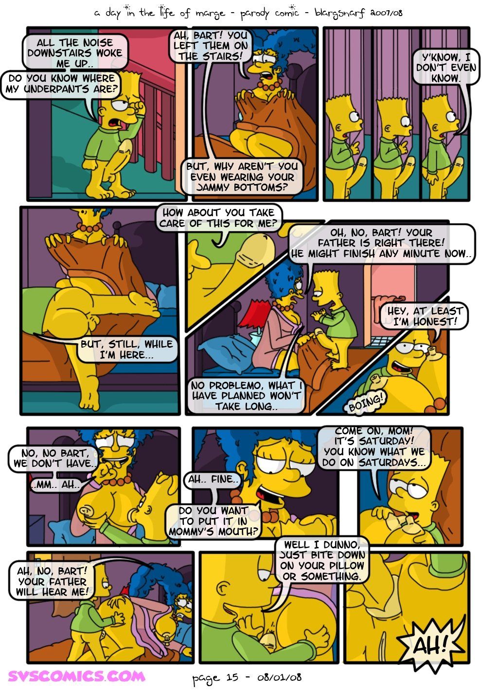 [Blargsnarf] A Day Life of Marge (The Simpsons) page 16