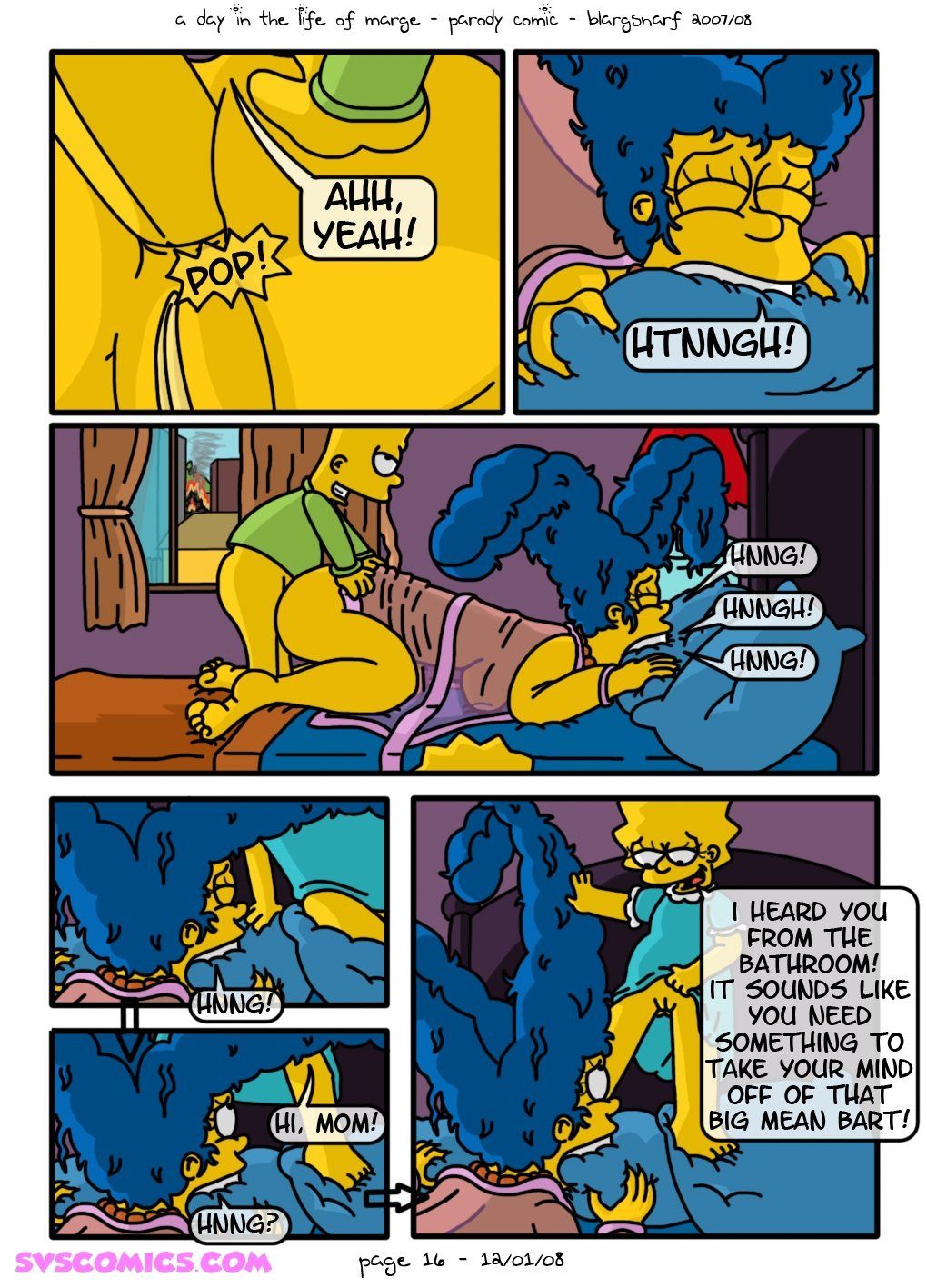 [Blargsnarf] A Day Life of Marge (The Simpsons) page 17