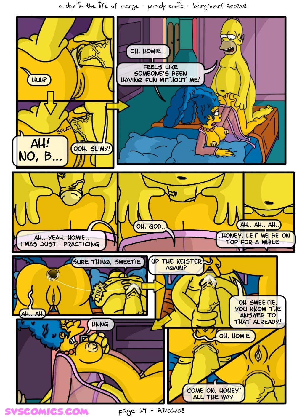 [Blargsnarf] A Day Life of Marge (The Simpsons) page 20