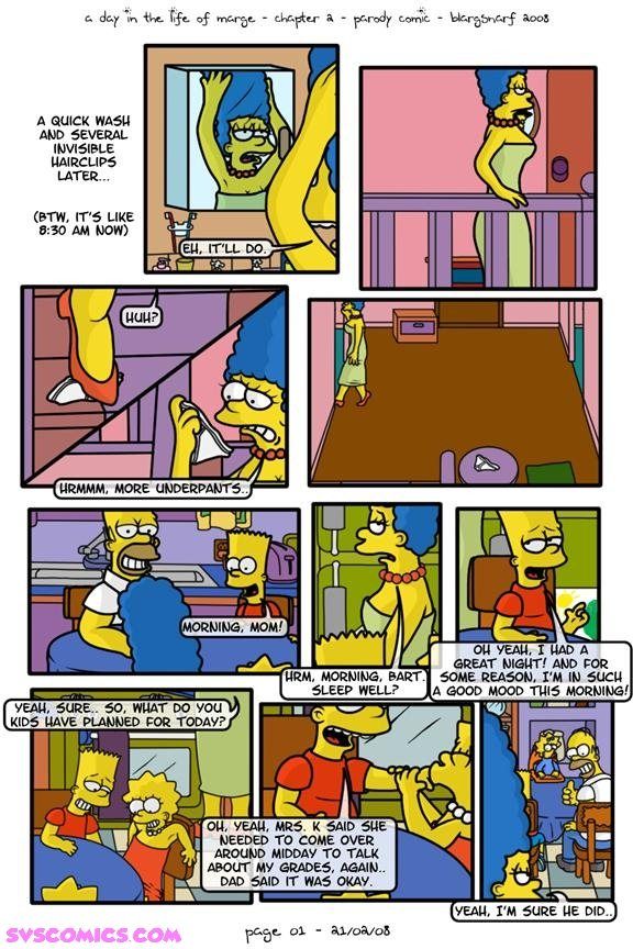 [Blargsnarf] A Day Life of Marge (The Simpsons) page 23