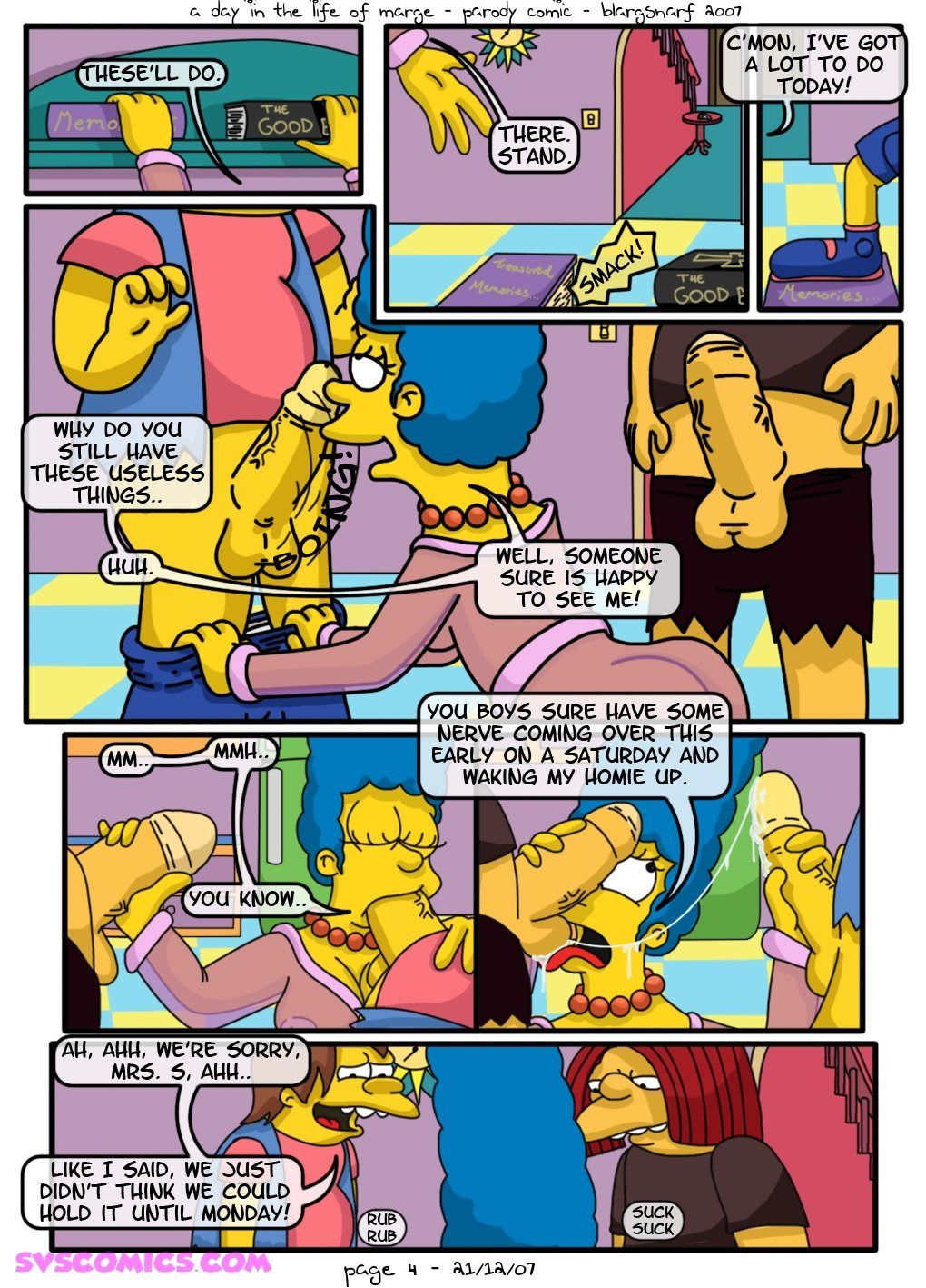 [Blargsnarf] A Day Life of Marge (The Simpsons) page 5