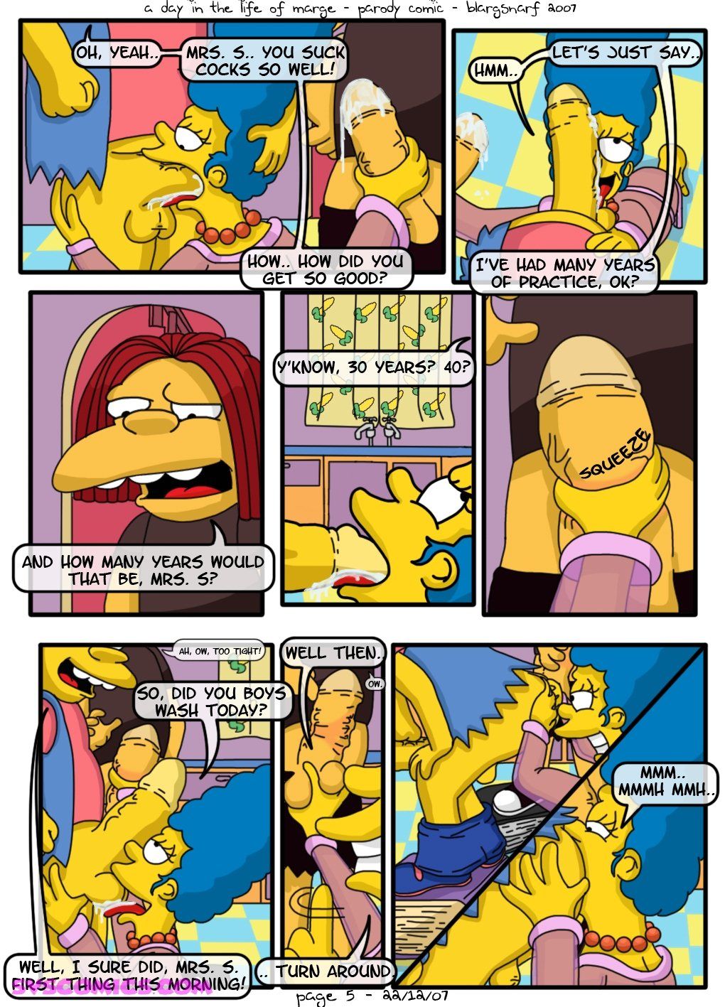 [Blargsnarf] A Day Life of Marge (The Simpsons) page 6