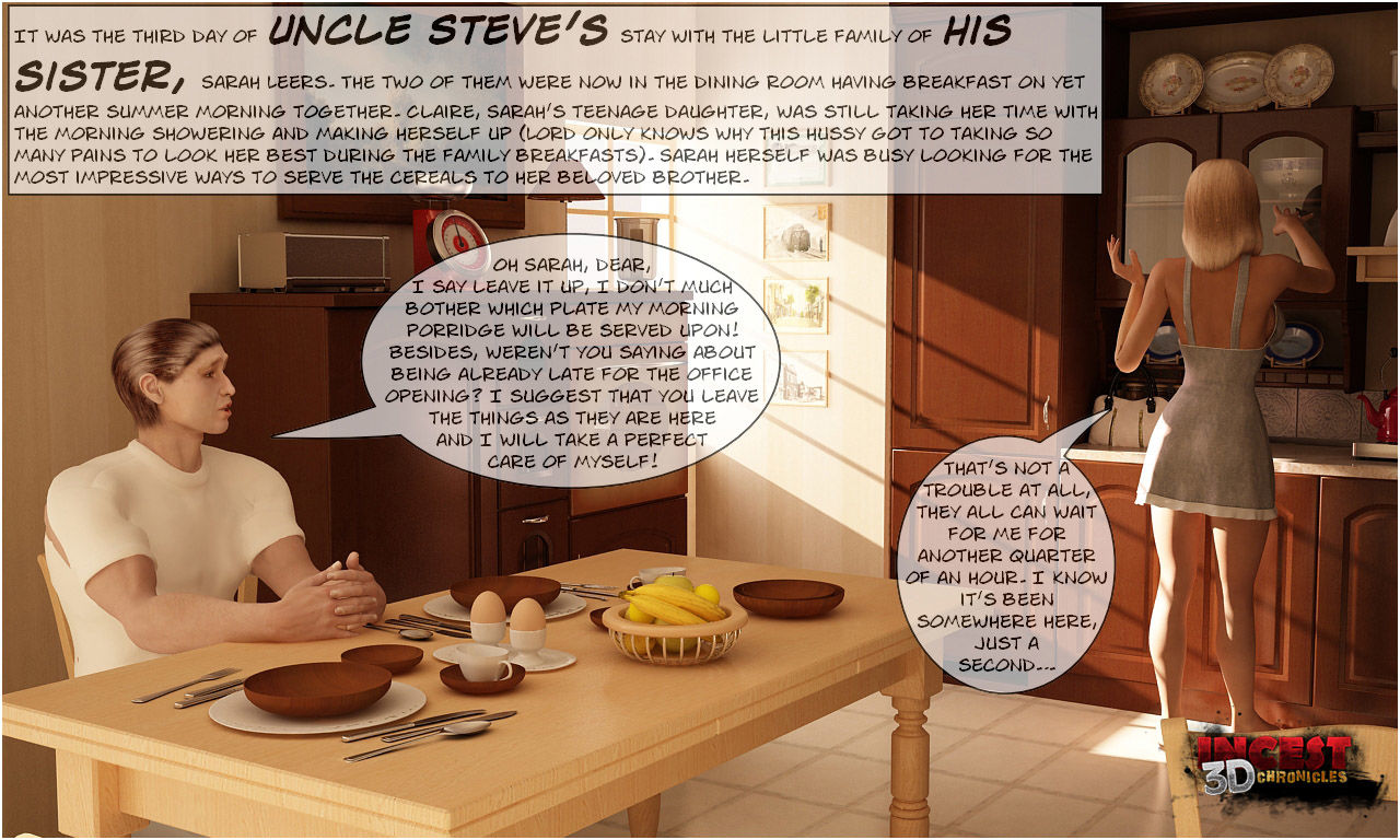 Incest3DChronicles - Uncle Arriving Part 2 page 1