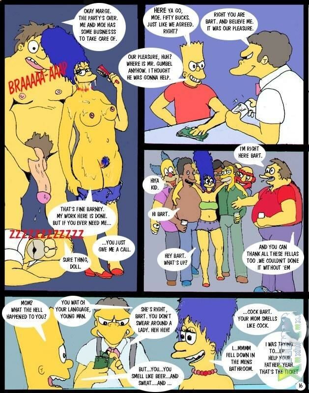 Simpsons - Bart's Lil' sis, Incest Sex page 16