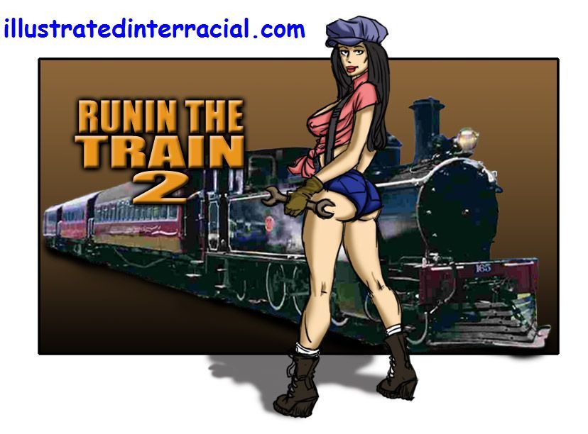 Runin A Train 2 - illustrated interracial page 1