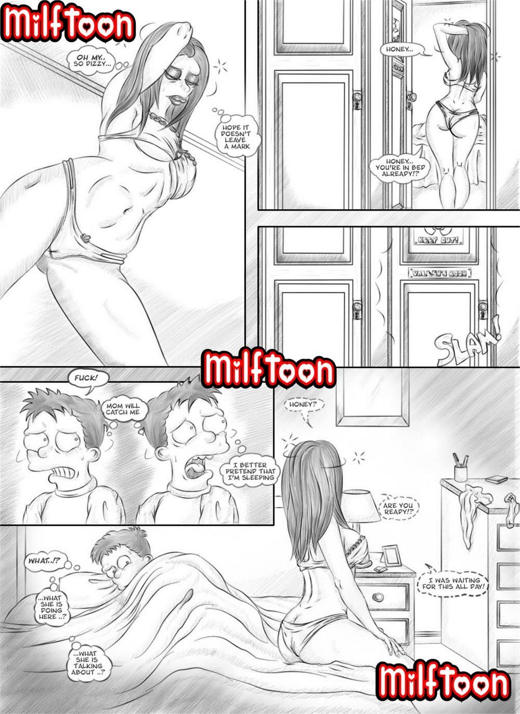 Simpsons - So big and hard,Milftoon page 4