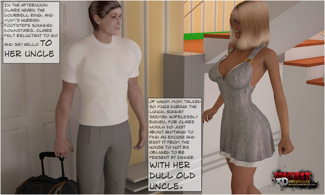 Uncle Arriving 1 - Incest3DChronicles page 12