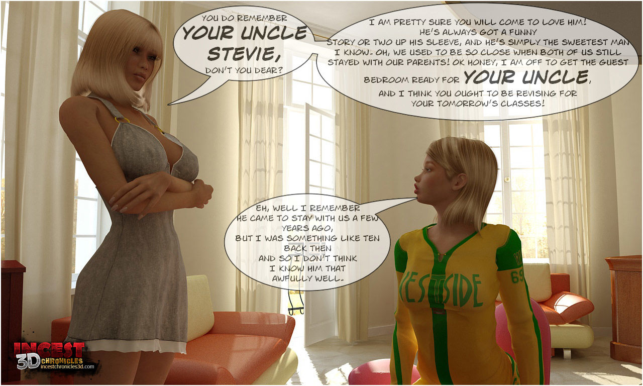 Uncle Arriving 1 - Incest3DChronicles page 5
