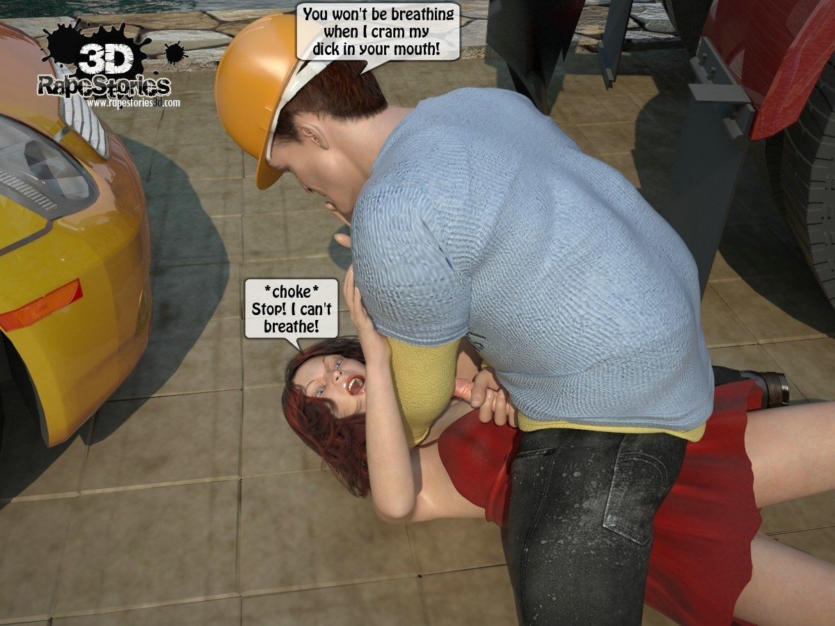 A woman is really in trouble - 3D R@pe Stories page 19