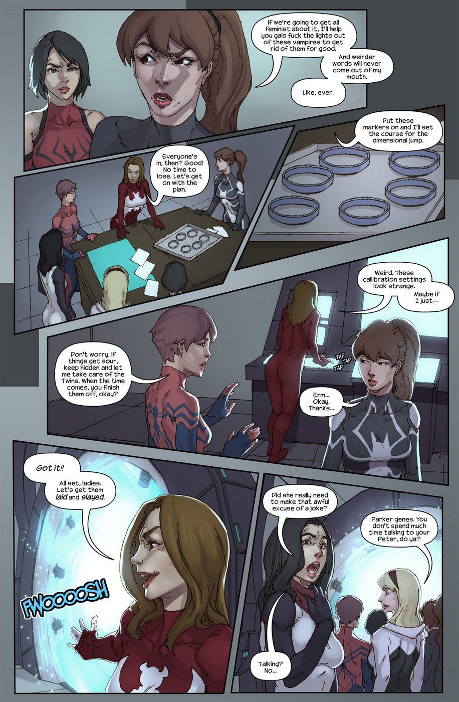 SpiderVerse - Hunt For Inheritors Tracy Scops page 8