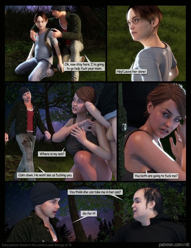 NLT - Family Hike,3D Incest sex page 20