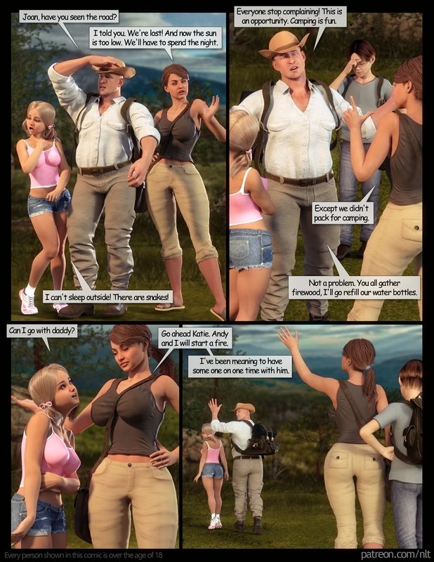 NLT - Family Hike,3D Incest sex page 3