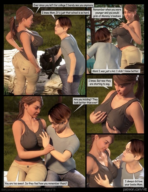 NLT - Family Hike,3D Incest sex page 4