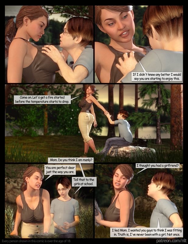 NLT - Family Hike,3D Incest sex page 5