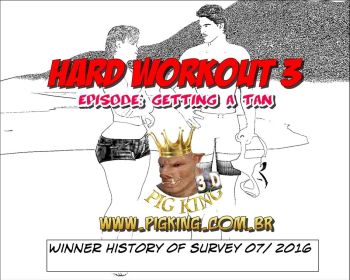Pig King - Hard Workout 3 Interracial Sex cover