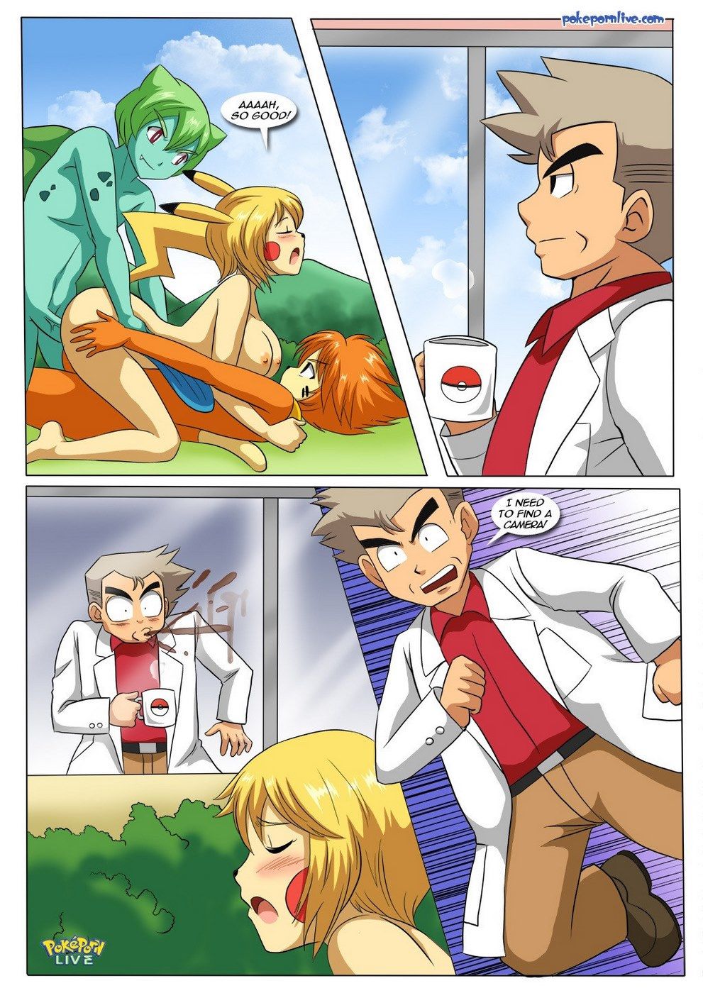 PalComix,What happens in pallet town - Pokemon page 14