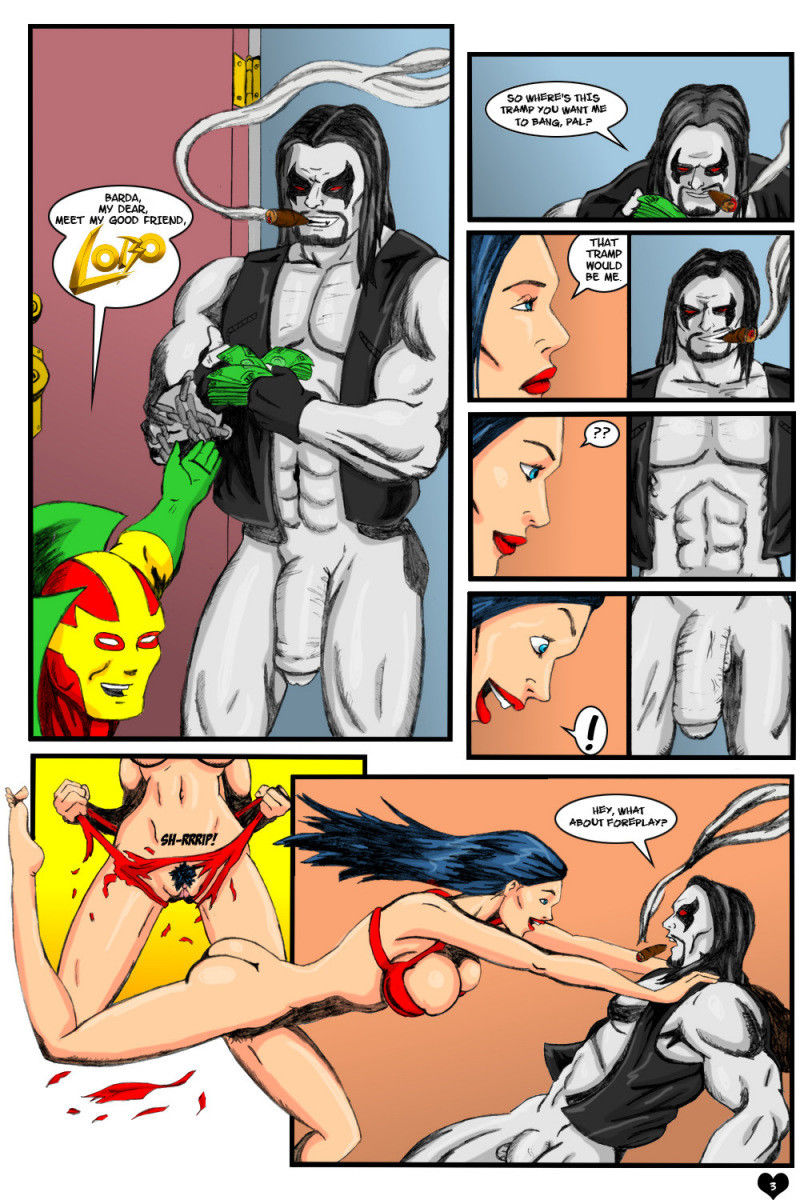 Lobo - Happy Holidays,DC Superheroes page 9