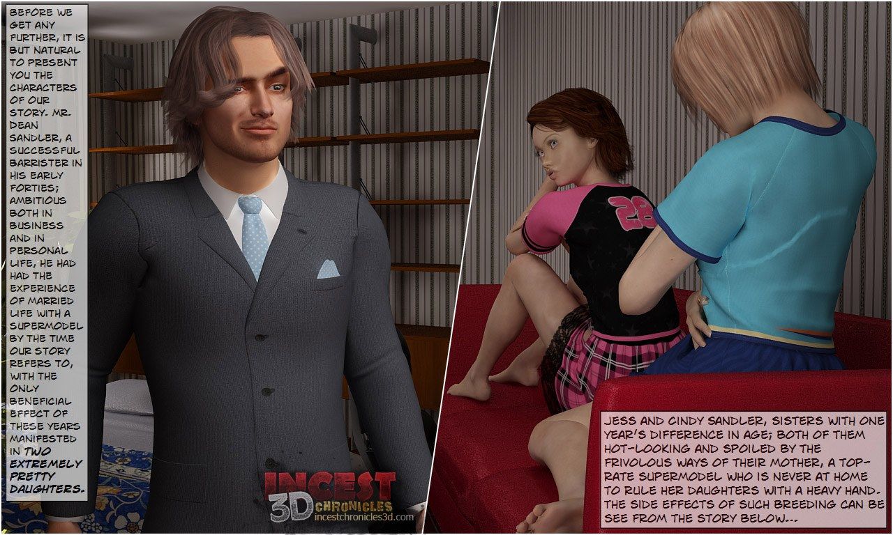 IncestChronicles3D - Daddy's Birthday,Incest page 1
