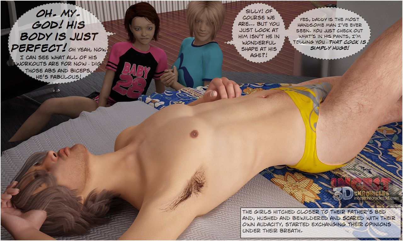 IncestChronicles3D - Daddy's Birthday,Incest page 45