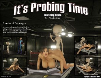 Blackadder - It's Probing Time 3D cover