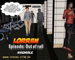 Pig King Lorran - Out of rail Shemale