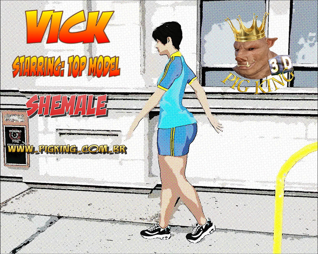 [Pig King] Vick - Top Model Shemale sex page 1