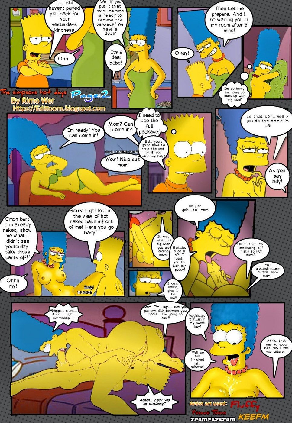 Rimo Wer - The Simpsons Hot Days 2 page 2