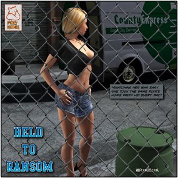 Foxy Komix - Held to Ransom, hip 3D cover