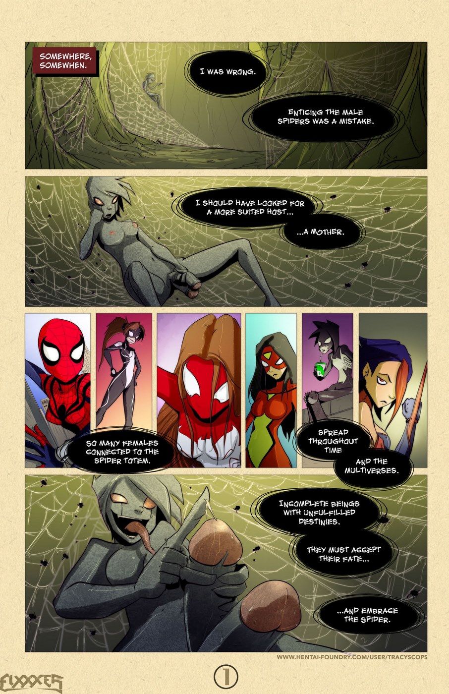 Violation of Spider Women - Tracy Scops page 3