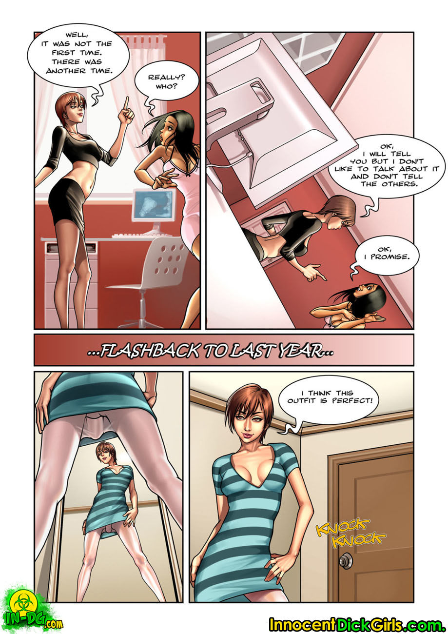 Innocent Dickgirls - Behind The Rent page 3