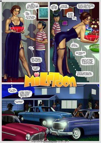 Milftoon - Enjoy the Party-Mom Son Incest cover
