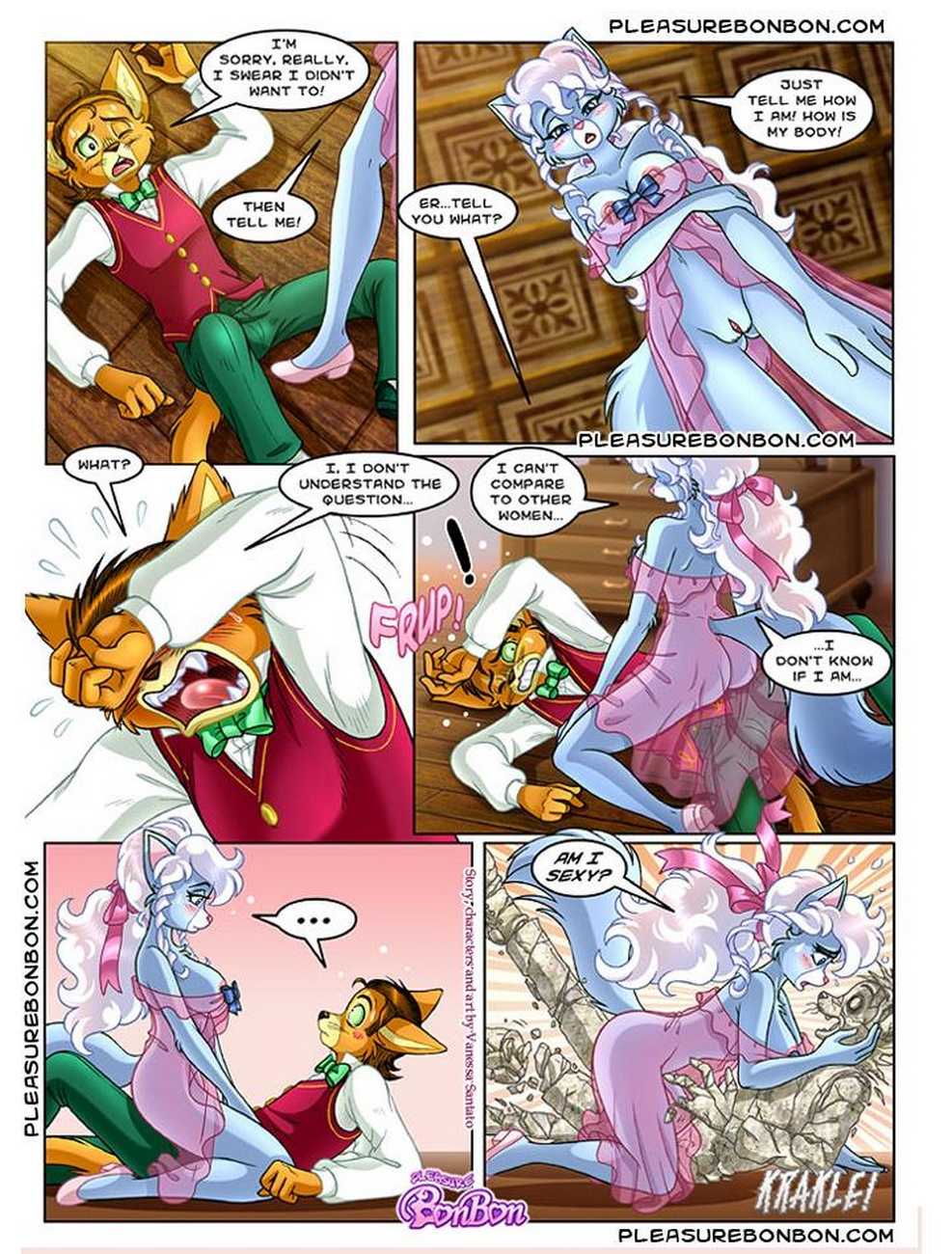 Pleasure Bon Bon 7 - The Long Night page 6.