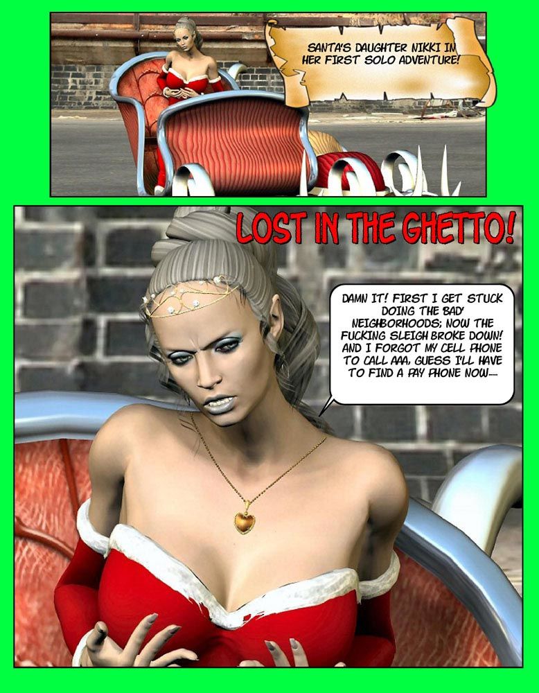 UncleSickey - Lost in Ghetto,3D Interracial page 1