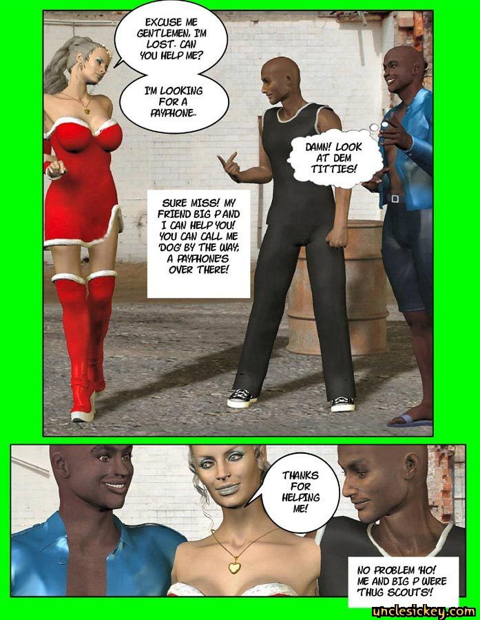 UncleSickey - Lost in Ghetto,3D Interracial page 3