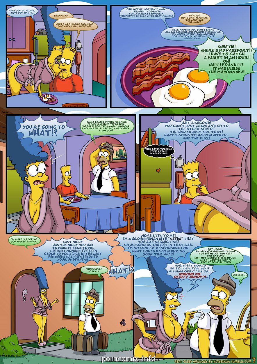 Kogeikun-Sexy Sleep Walking~ Simpsons page 8