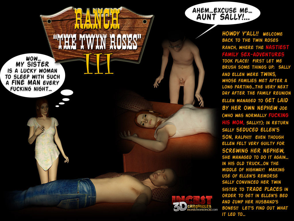 Ranch The Twin Roses. Part 3 - Incest3DChronicles page 1