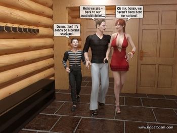 [IncestBDSM] Mom and Son Sauna - 3D Incest cover