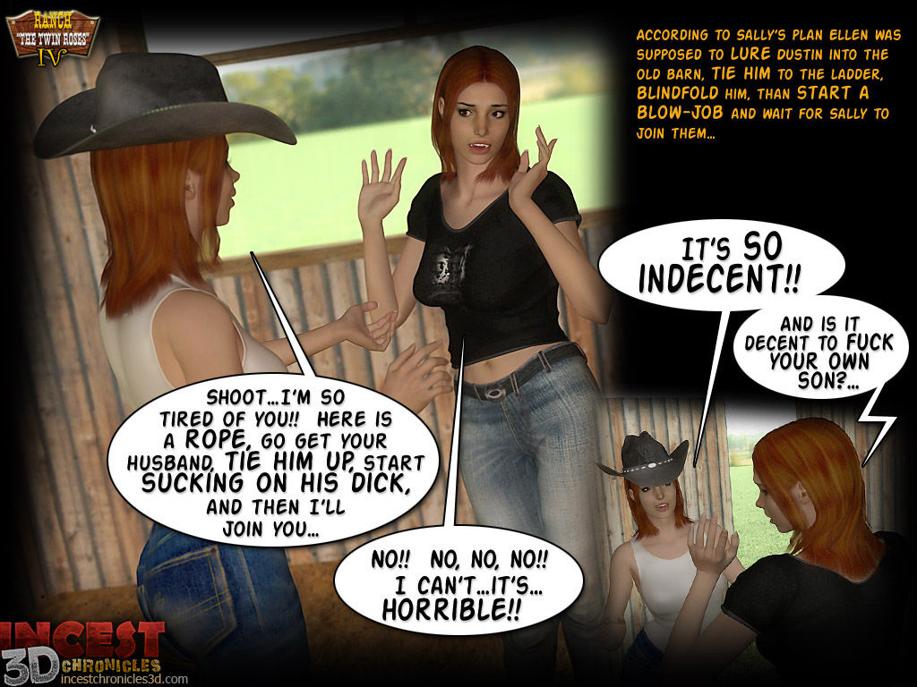 Ranch The Twin Roses. Part 4-3D Incest page 4
